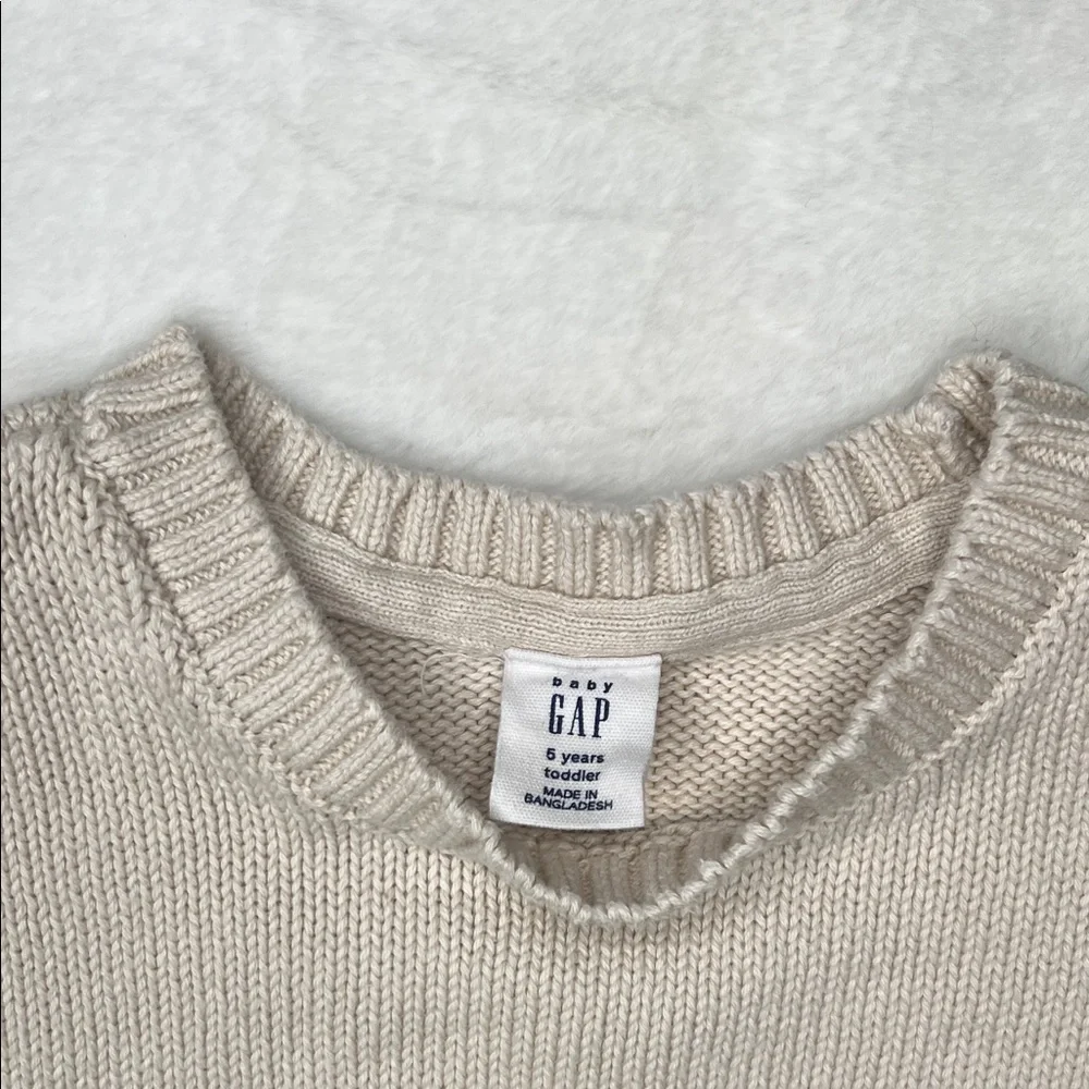 GAP Baby 24/7 Split-Hem Stripe Sweater Size 5T